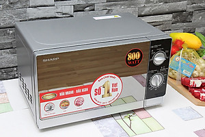 Lò Vi Sóng Sharp R-203VN-M - 20L (Bạc) - Hàng chính hãng